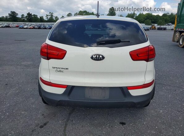 KNDPB3AC1G7855634 2016 KIA SPORTAGE White Հետևի տեսք