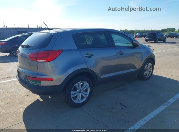 KNDPB3AC5G7837752 2016 KIA SPORTAGE Gray Задня права чверть