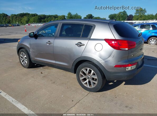 KNDPB3AC5G7837752 2016 KIA SPORTAGE Gray Задня ліва чверть