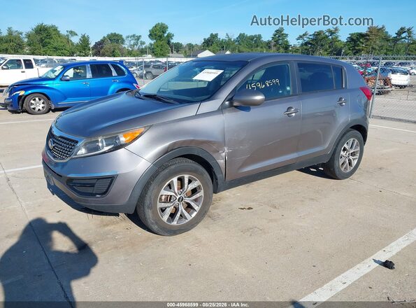 KNDPB3AC5G7837752 2016 KIA SPORTAGE Gray Передня ліва чверть