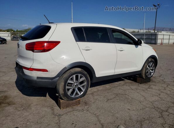 KNDPB3AC5G7845124 2016 KIA SPORTAGE Белый Задняя правая четверть