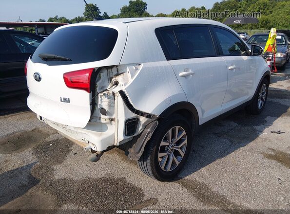 KNDPB3AC6G7859064 2016 KIA SPORTAGE White Rear right
