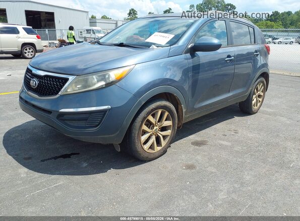 KNDPB3AC8G7825532 2016 KIA SPORTAGE Blue Front left