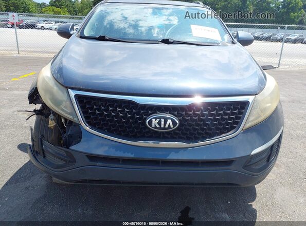 KNDPB3AC8G7825532 2016 KIA SPORTAGE Blue Front view
