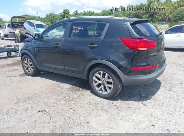 KNDPB3AC9G7825555 2016 KIA SPORTAGE Black Rear left