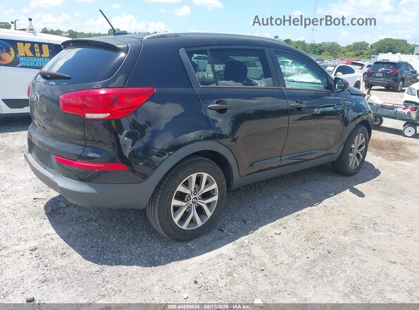 KNDPB3AC9G7825555 2016 KIA SPORTAGE Black Rear right