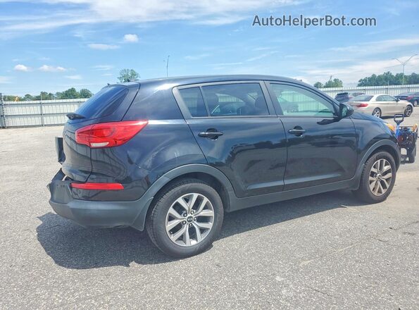 KNDPB3ACXG7869497 2016 KIA SPORTAGE Black Tył prawy