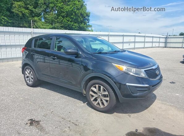 KNDPB3ACXG7869497 2016 KIA SPORTAGE Black Przód prawy