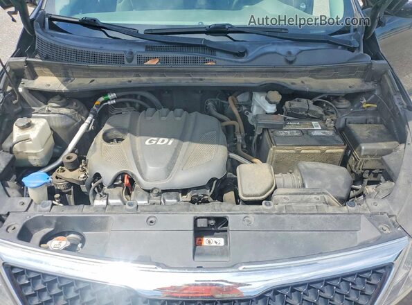 KNDPB3ACXG7869497 2016 KIA SPORTAGE Black Widok komory silnika