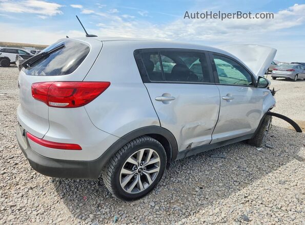 KNDPBCAC0G7801306 2016 KIA SPORTAGE Silver Задня права чверть