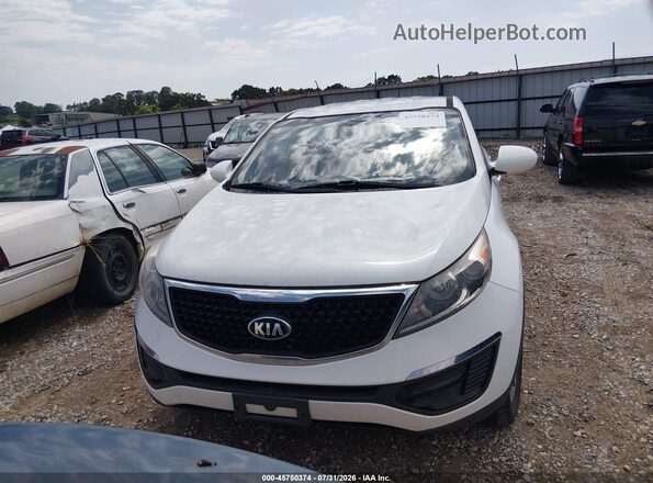 KNDPBCAC0G7873557 2016 KIA SPORTAGE White Instrument cluster view
