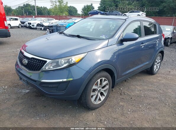 KNDPBCAC0G7873705 2016 KIA SPORTAGE Blue Przód lewy