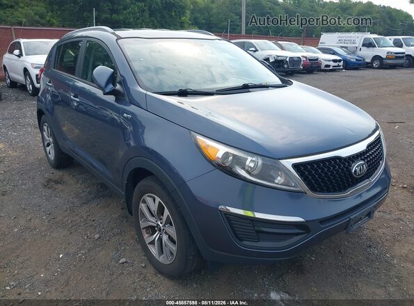 KNDPBCAC0G7873705 2016 KIA SPORTAGE Blue Widok z przodu