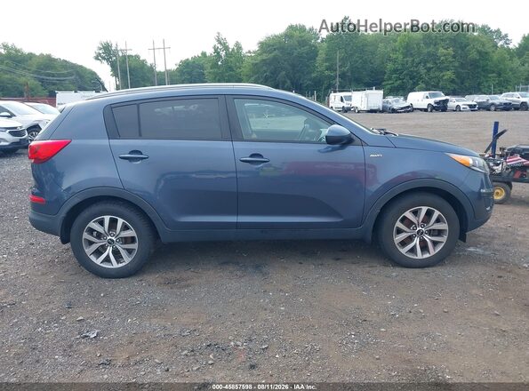 KNDPBCAC0G7873705 2016 KIA SPORTAGE Blue Widok wnętrza z tyłu
