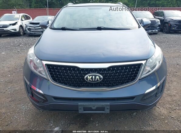 KNDPBCAC0G7873705 2016 KIA SPORTAGE Blue Widok zestawu wskaźników