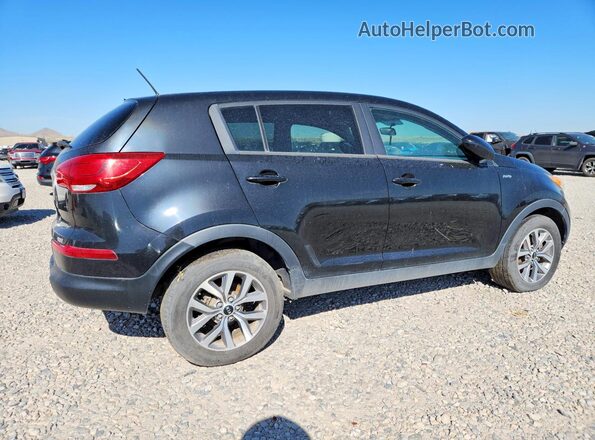 KNDPBCAC0G7875793 2016 KIA SPORTAGE Black Вид ззаду
