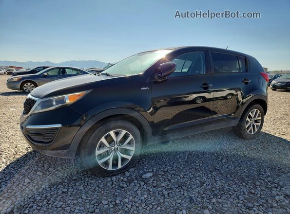 KNDPBCAC0G7875793 2016 KIA SPORTAGE Black Задня ліва чверть