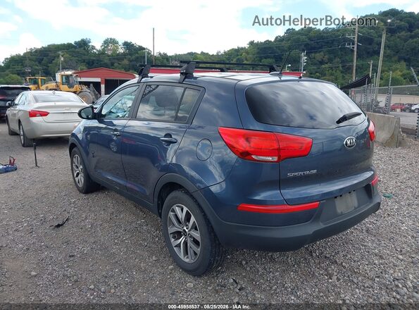 KNDPBCAC0G7878421 2016 KIA SPORTAGE Blue Задня ліва чверть