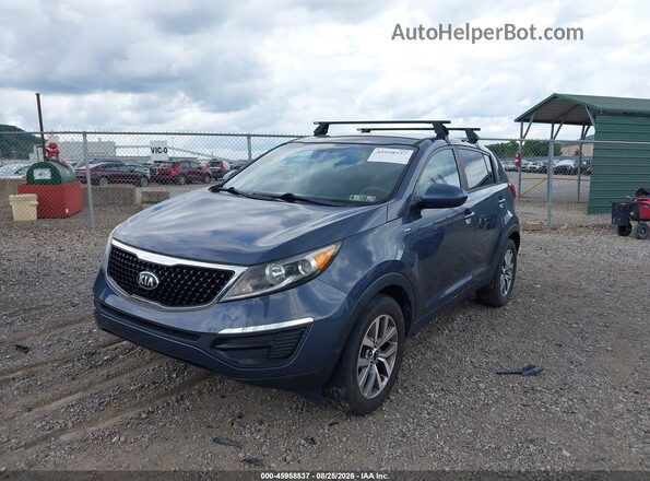 KNDPBCAC0G7878421 2016 KIA SPORTAGE Blue Передня ліва чверть