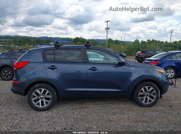 KNDPBCAC0G7878421 2016 KIA SPORTAGE Blue Вид задньої частини салону