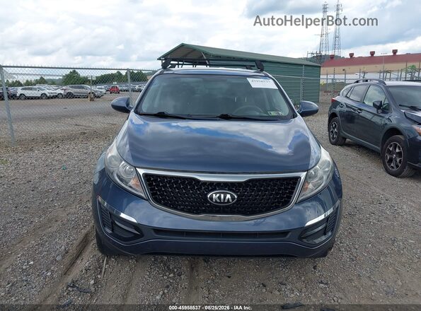 KNDPBCAC0G7878421 2016 KIA SPORTAGE Blue Вид щитка приладів