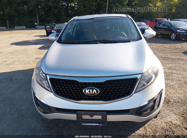KNDPBCAC0G7878581 2016 KIA SPORTAGE Silver Front view