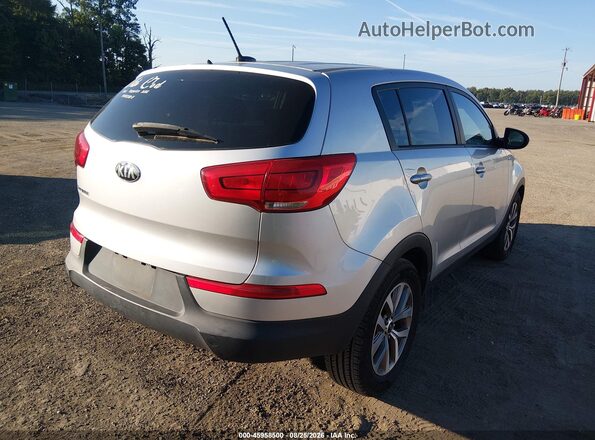 KNDPBCAC0G7878581 2016 KIA SPORTAGE Silver Rear right