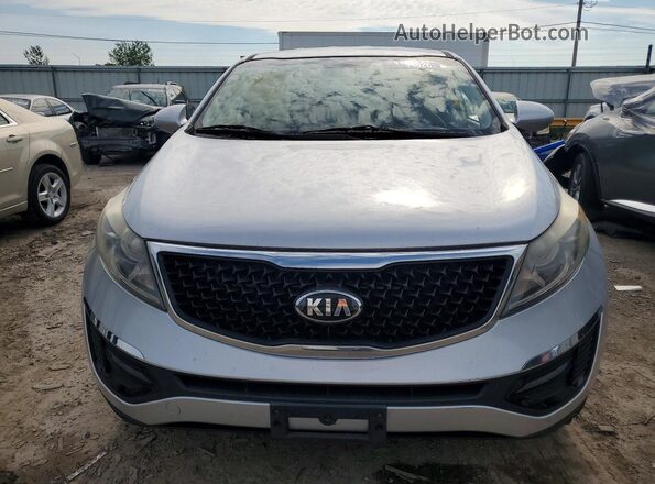 KNDPBCAC1G7810726 2016 KIA SPORTAGE Silver Front view