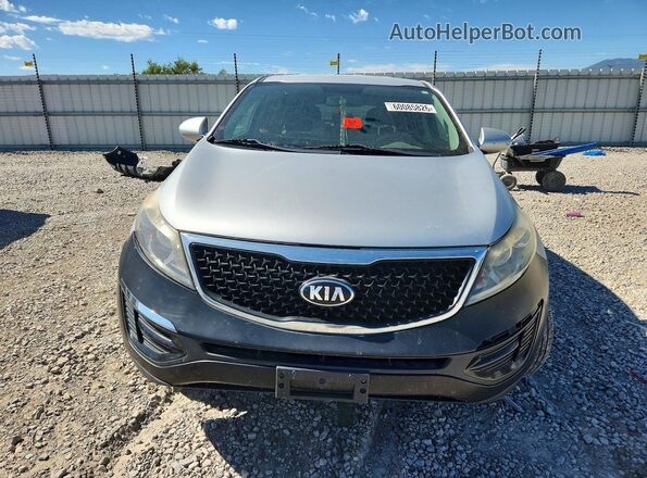 KNDPBCAC1G7865788 2016 KIA SPORTAGE Silver Widok z przodu
