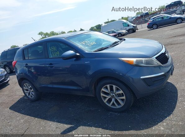 KNDPBCAC1G7872966 2016 KIA SPORTAGE Blue Սալոնի հետևի տեսք