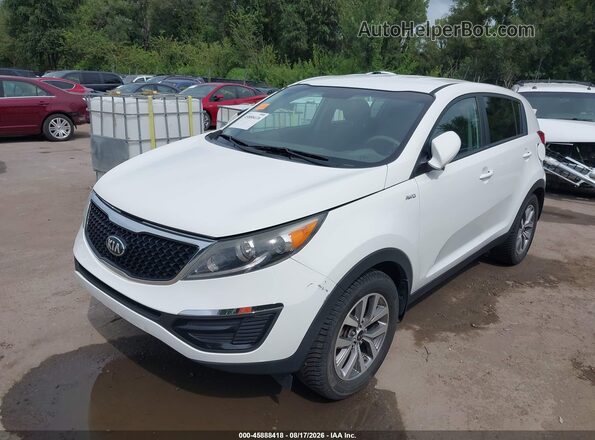 KNDPBCAC3G7852279 2016 KIA SPORTAGE White Front left