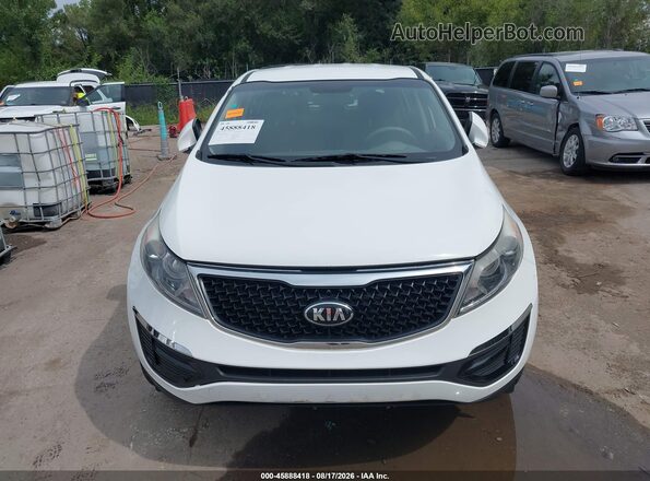 KNDPBCAC3G7852279 2016 KIA SPORTAGE White Instrument cluster view