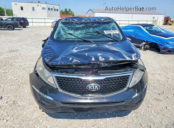 KNDPBCAC6G7869996 2016 KIA SPORTAGE Black Widok z przodu
