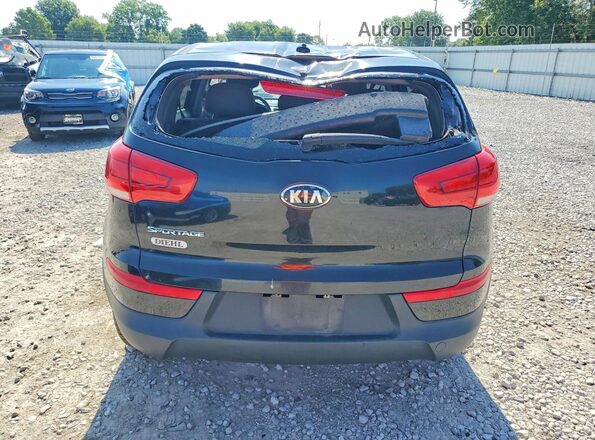 KNDPBCAC6G7869996 2016 KIA SPORTAGE Black Widok z tyłu