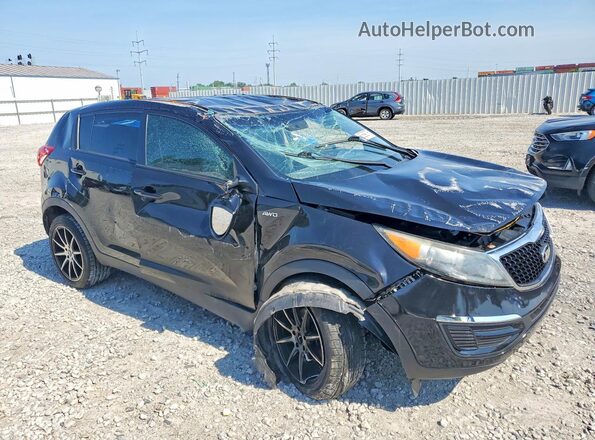 KNDPBCAC6G7869996 2016 KIA SPORTAGE Black Przód prawy