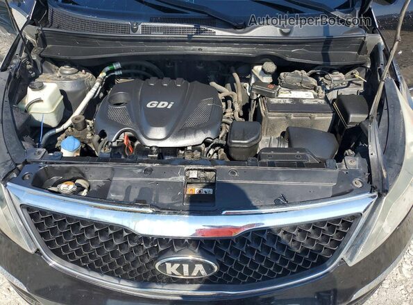 KNDPBCAC6G7869996 2016 KIA SPORTAGE Black Widok komory silnika