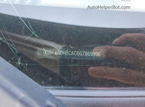 KNDPBCAC6G7869996 2016 KIA SPORTAGE Black Widok naklejki z numerem VIN