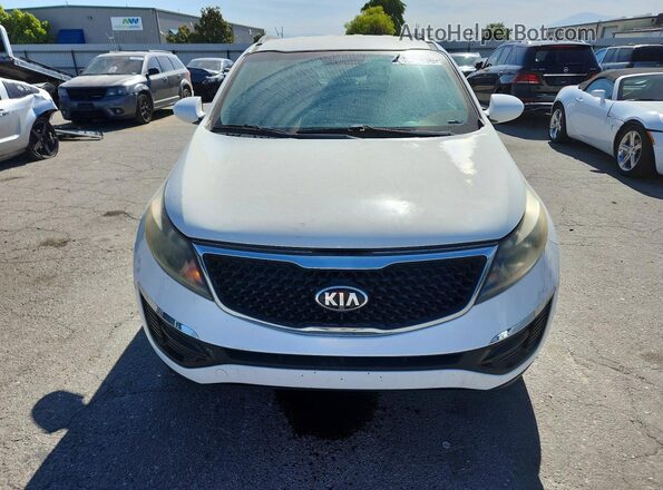 KNDPBCAC7G7797447 2016 KIA SPORTAGE White წინა ხედი