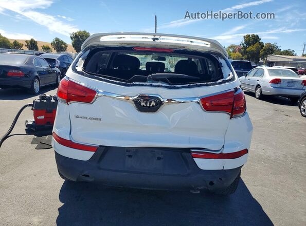 KNDPBCAC9G7824714 2016 KIA SPORTAGE White Vista trasera