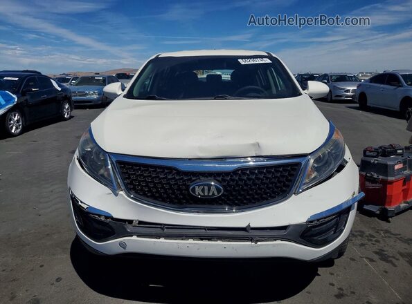 KNDPBCAC9G7824714 2016 KIA SPORTAGE White Vista frontal