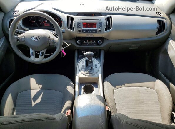 KNDPBCAC9G7867529 2016 KIA SPORTAGE Silver Dashboard view