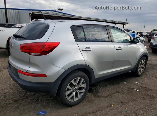 KNDPBCAC9G7869104 2016 KIA SPORTAGE Silver Trasero derecho