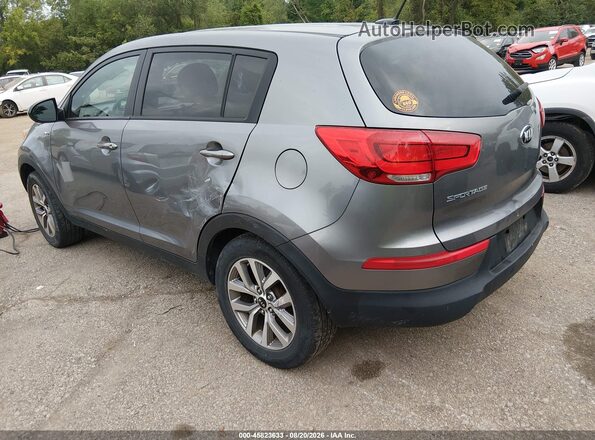 KNDPBCACXG7838606 2016 KIA SPORTAGE Gray Trasero izquierdo