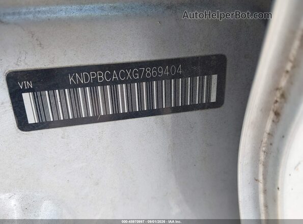 KNDPBCACXG7869404 2016 KIA SPORTAGE Silver Engine compartment view