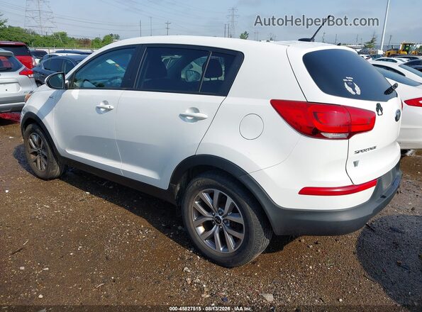 KNDPBCACXG7880404 2016 KIA SPORTAGE White Trasero izquierdo