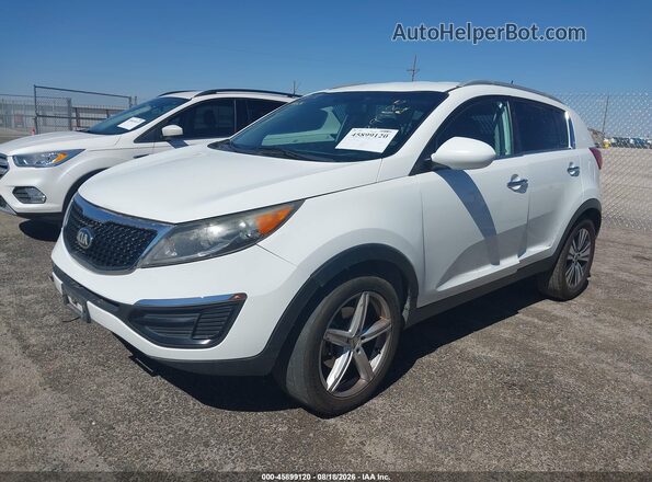 KNDPC3AC0G7847652 2016 KIA SPORTAGE White Առջևի ձախ երեք քառորդ տեսարան