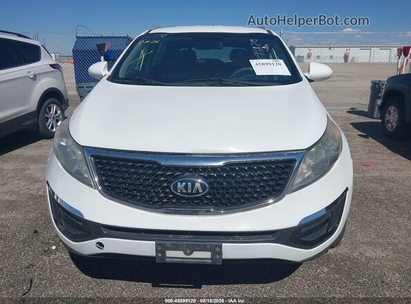 KNDPC3AC0G7847652 2016 KIA SPORTAGE White Առջևի վահանակի տեսք