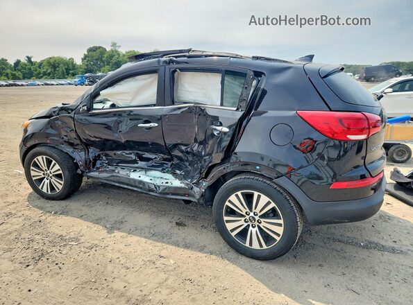 KNDPC3AC5G7878668 2016 KIA SPORTAGE Black Задня ліва чверть