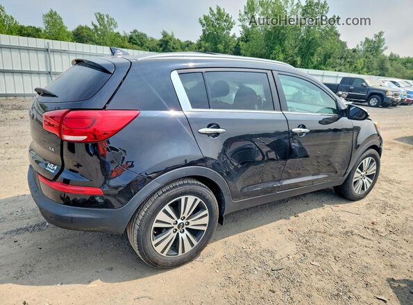 KNDPC3AC5G7878668 2016 KIA SPORTAGE Black Задня права чверть