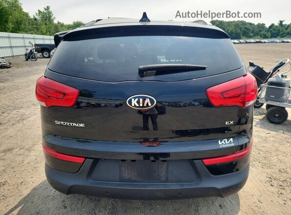 KNDPC3AC5G7878668 2016 KIA SPORTAGE Black Вид ззаду